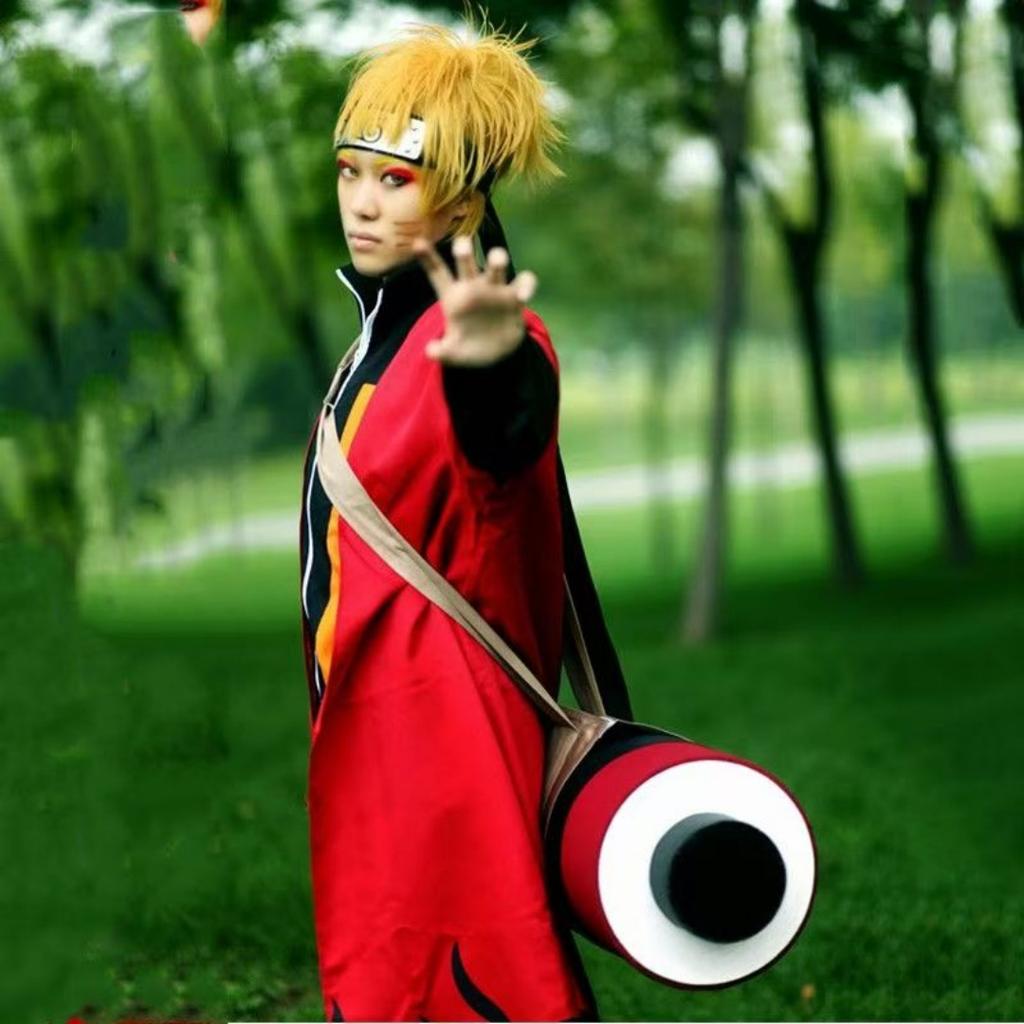 Uzumaki Akatsuki Cosplay Boys Girls Uzumaki Jacket Pants Headband Wig Props Child Uniform Kunai Halloween Costume