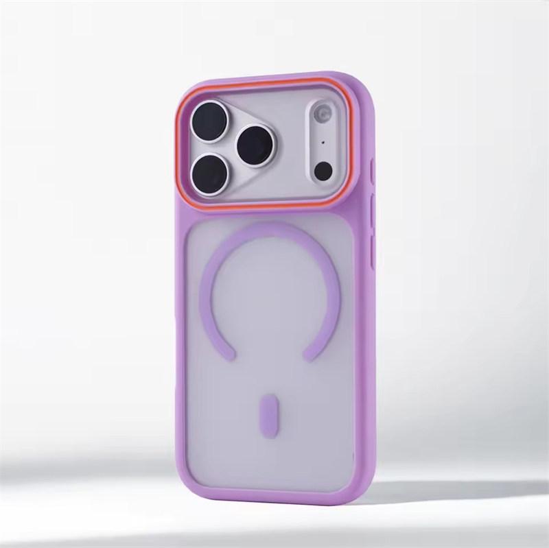 Luxury Matte Translucent For Magsafe Case For iPhone 17 16 Pro Max 15 14 Plus 13 12 11 Magnetic Wireless Charging Shockproof Cover