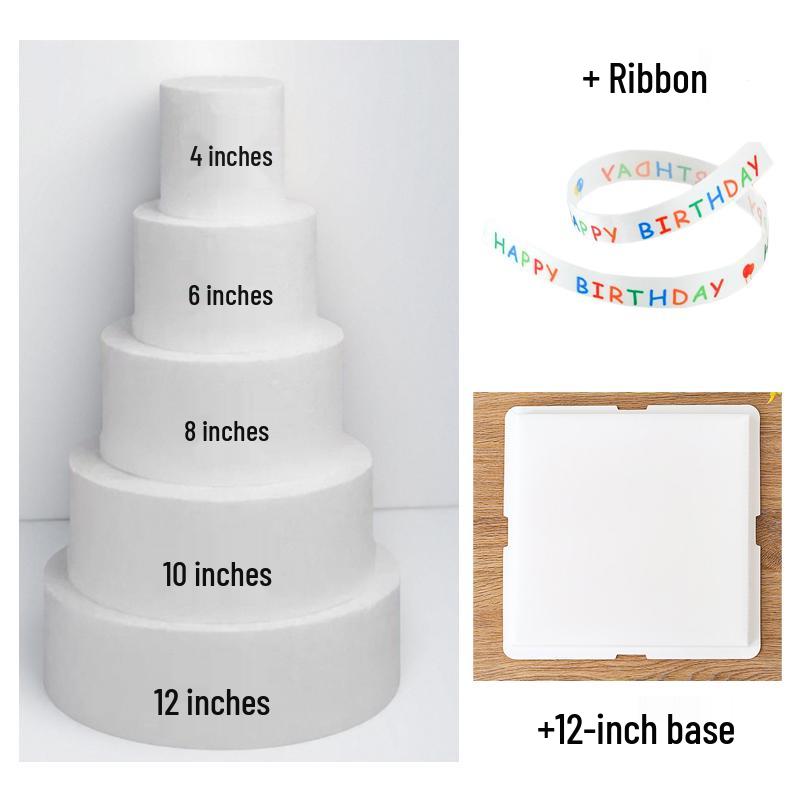 Kids' Cake Baking Practice Foam Mold - Dummy Fondant Icing Model