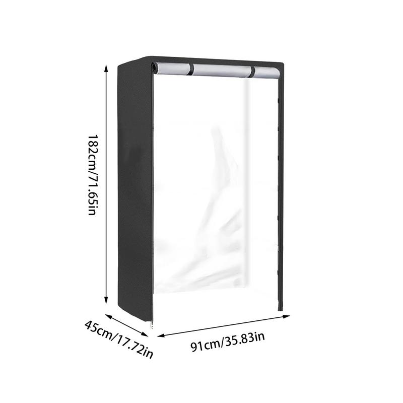 Black Shelf Dust Cover Storage Bag Outdoor Garden Patio Furniture Protector High Quality Waterproof Dustproof Chair Organizer