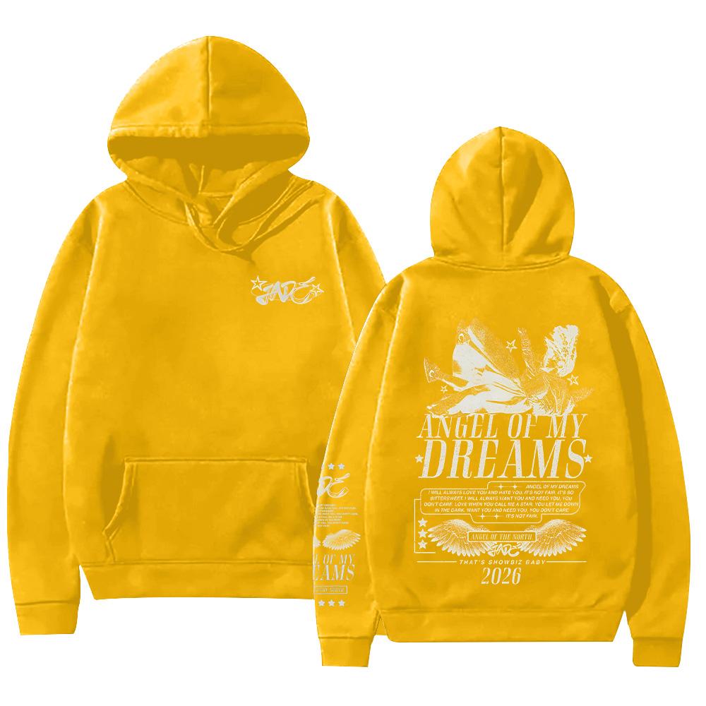 Angel of My Dreams 2026 Hoodie Jade Thirlwal Merch Clothing Fashion Hip Hop Casual Fleece Sweatshirts Unisex Y2K Hoody