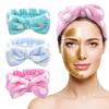 Cute Coral Velvet Butterfly Knot Headband Women's Face Wash Hair Band Makeup Sports Hair Accessories Headband for Wom