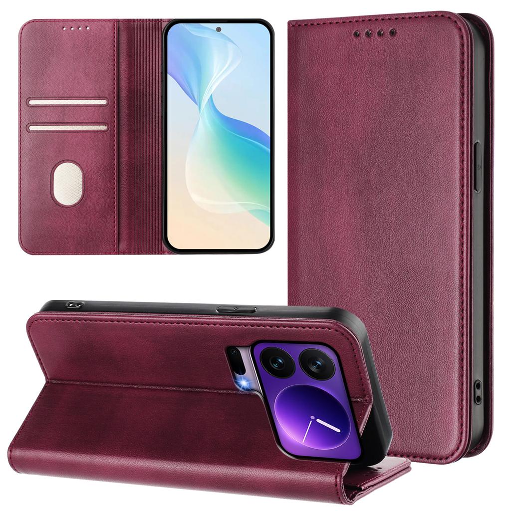 For Xiaomi 17 Pro Wallet Cases Retro Texture RFID Blocking Leather Phone Cover
