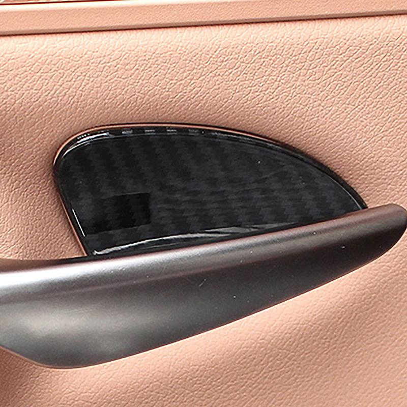 Accesorii pentru mașină, mânerul ușii interioare, capacul bolului, ornamente decorative, model din fibră de carbon, autocolant pentru Lexus ES 2018- Interior