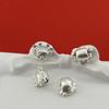 S999 Sterling Silver Hello Kitty, Kuromi, My Melody Spacer Beads for DIY Bracelet Accessories