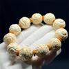 Ivory Dragon Ball Hand-Carved Bracelet - Ethnic Style Men's Single-Loop Beads