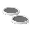 Set of 2 Non-Skid Lazy Susan Turntable Kitchen Pantry Cabinet Space Saver Rotating Shelf Organizer Ideal Countertops