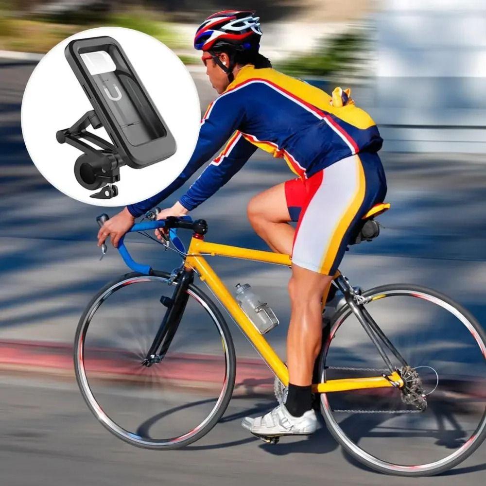 360° Swivel Motorcycle Phone Holder Waterproof Phone Navigation Holder  Outdoor Riding