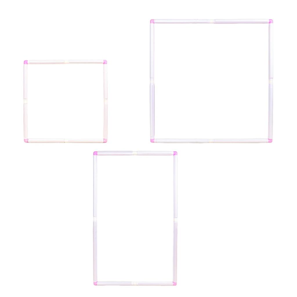 DIY Cross Stitch Frame Portable Embroidery Hoop Stand for Embroidery Cross Stitch Kit and Craft Hobby Beginners