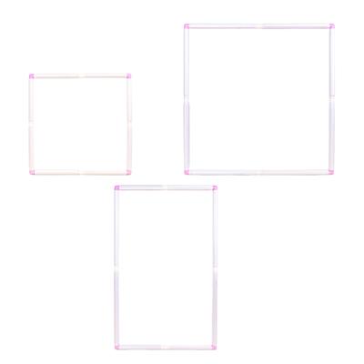Rechteckiger Stickrahmen PVC-Klickrahmen Nähwerkzeuge für Anfänger DIY-Kreuzstich-Set