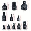 11pcs Impact Adapter and Reducer Set and Universal Joint Swivel Socket Adapter Set,1/4"3/8"1/2"3/4"1"Drive Socket Adapter Set