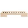 Brown Bed Frame 80 x 200 cm