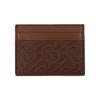 Leather Crocodile Pattern Monogram Embossed Card Holder Men Accessories Brown 80177071