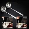 Stainless Steel Soup Ladle Set - Extra Thick & Long Handle Large Serving Spoon for Hot Pot Soup & Cooking Sauces Pancake Batter