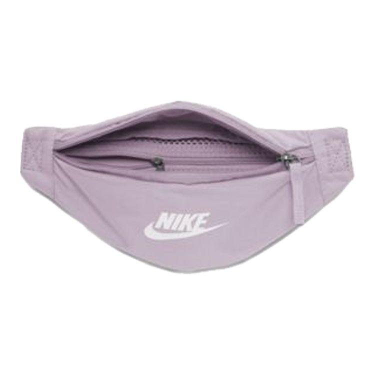 Nike Heritage Solid Color Logo Fabric Crossbody Chest Bag Waist Bag Unisex bags Light-Purple CV8964-576