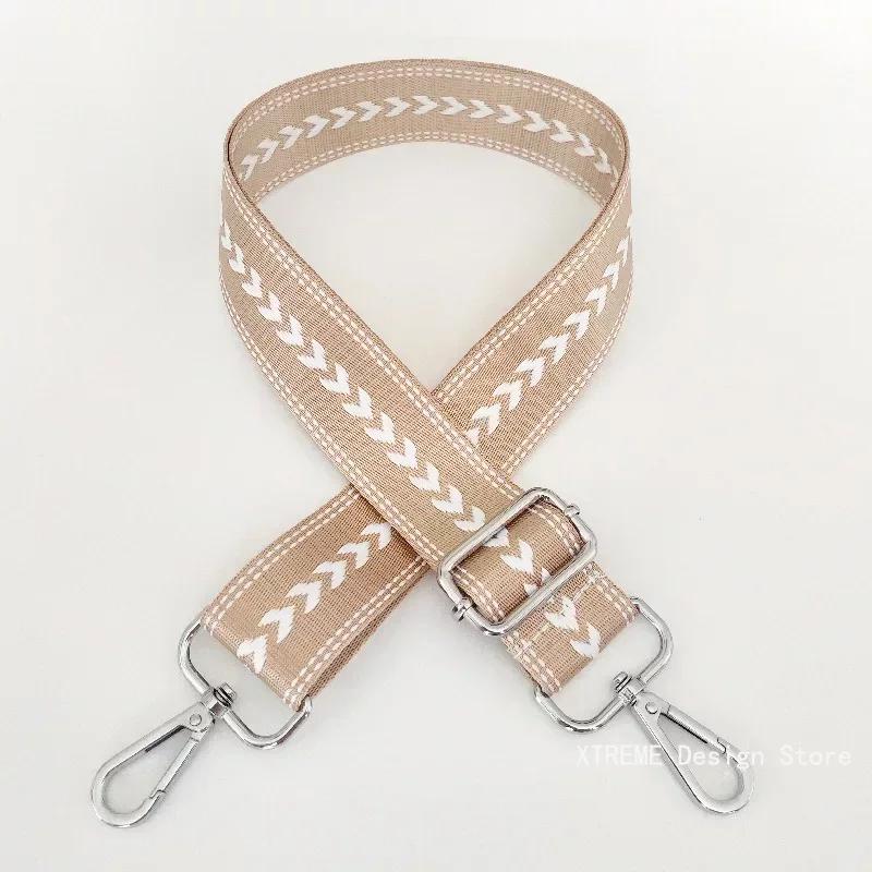 New Color Nylon Wide 3.8cm Shoulder Bag Strap Adjustable Straps for Crossbody Messenger Shoulder Bag Accessories Handbag Straps
