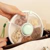5 Compartments Snack Spinner Portable Sealed Fruit Tray Candy Box Snack Storage Box  Kids Snack