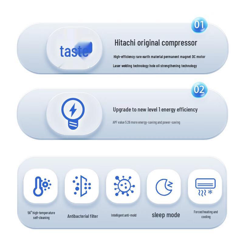 Hitachi White Bear DE Series Inverter Air Conditioner