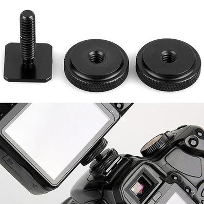 1/4 šroubový blesk s dvojitou konverzí Kovové držáky do bot Upgrade adaptéru blesku fotoaparátu Fotografie Obecné součásti 2 v 1 Nástroje
