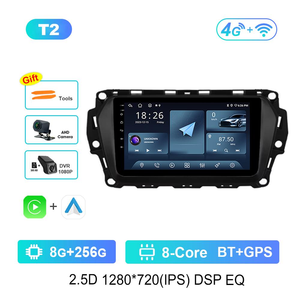 For Great Wall Haval H2 2014 - 2018 Carplay Android OS Car Video Multimedia Player GPS Navi WiFi QLED IPS Screen 4G Head Unit