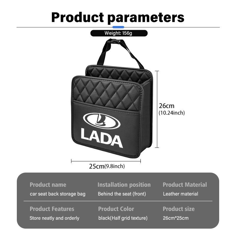 Car Backseat Storage Bag Large Capacity Pocket Hanger Collector For Lada Xray Granta Largus Kalina Largus Priora Samara 2110