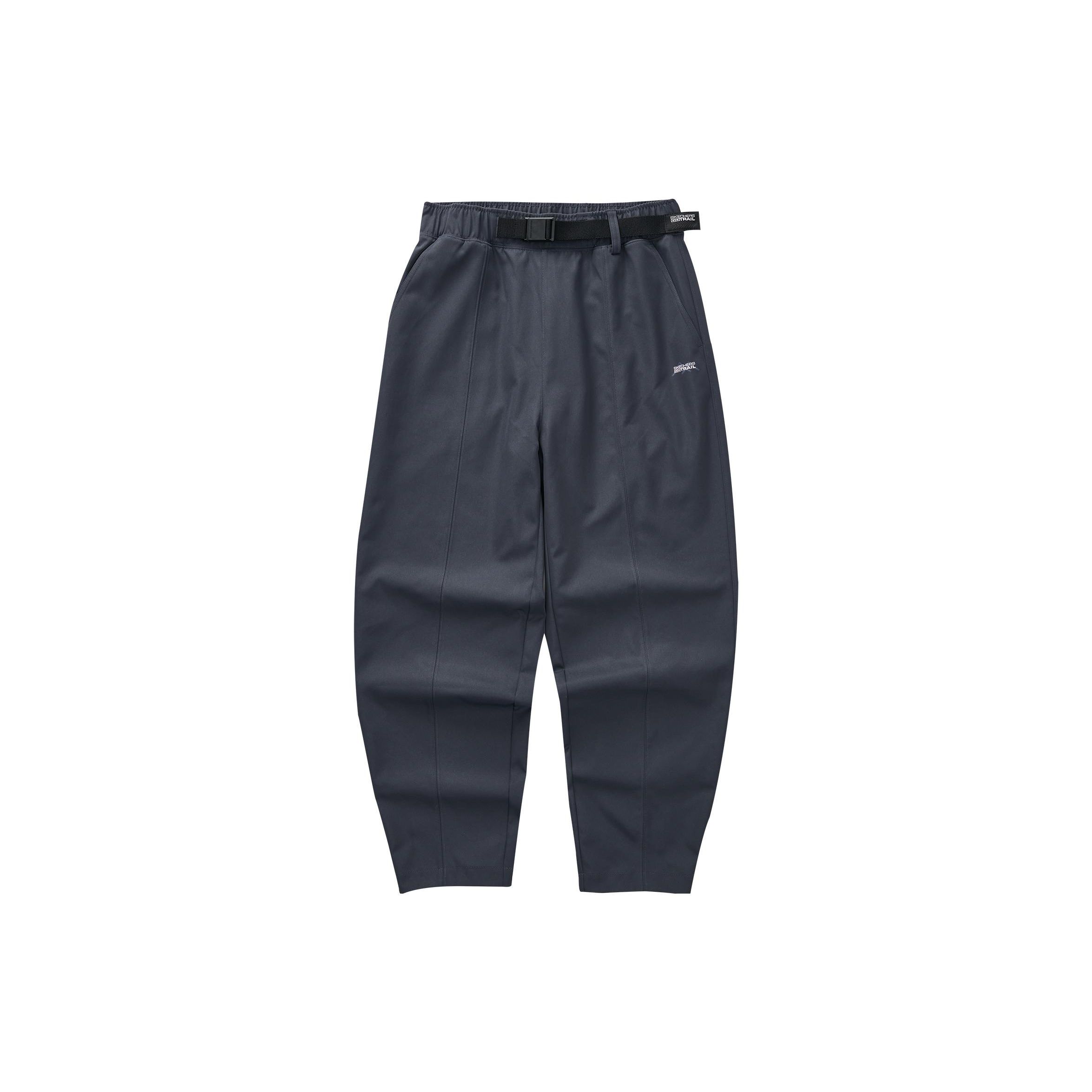Skechers Stroll Series Solid Color Mid-Rise Tapered Knit Sports Pants Women pants Dark-Gray L423W017-00W5 S
