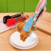 1Pc Stainless Steel Food Tong Dessert Pastry Tweezer BBQ Clip Salad Nylon Shank Cooking Clamp Kitchen Baking Tool