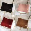Winter Warm Long Scarves Thickened Bandelete Solid Color Knitted Scarf  Male and Female