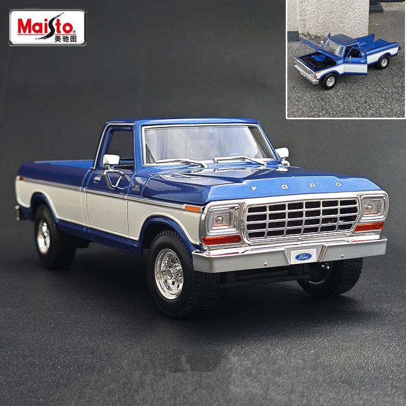 

1:18 1979 Ford F150 Pickup Alloy Car Model Diecasts Metal Off-road Vehicles Car Model Simulation Collection Childrens Toys Gifts
