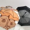 1pc Bear Family Umbrella Heart Umbrella with Plastic Handle,Suitable for All Seasons Home Travel Outdoor UmbrellaDD175