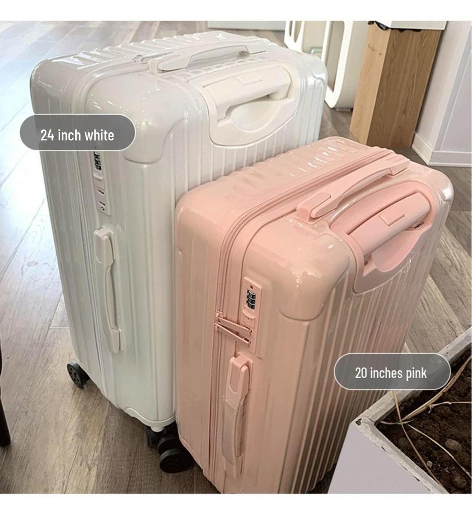 Women's Lightweight Durable Suitcase: New Model with Silent Wheels, Large Capacity & Combination Lock