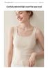 Women's French Retro Wool Knit Square Neck Sleeveless Vest Camisole