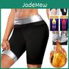 Women Sauna Sweat Fitness Shorts Capris Pants Exercise Leggings High Waist Thermo Compression Workout Shorts Slimming Body Shaper Thigh Slimmer