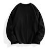 Plus Size 300 Jin Men's Loose Fit Drop Shoulder Crew Neck Solid Sweatshirt