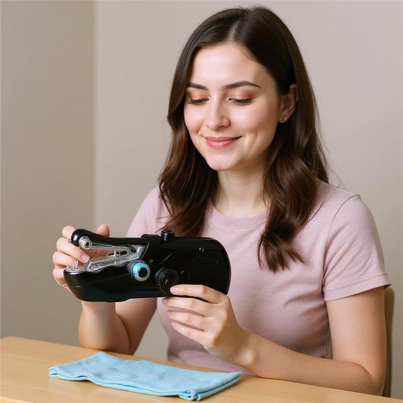 Fresh For Home Travel Clothes Portable Handheld Sewing Machine For Beginners-Hand Held Sewing Machine For Adults DIY Fabric
