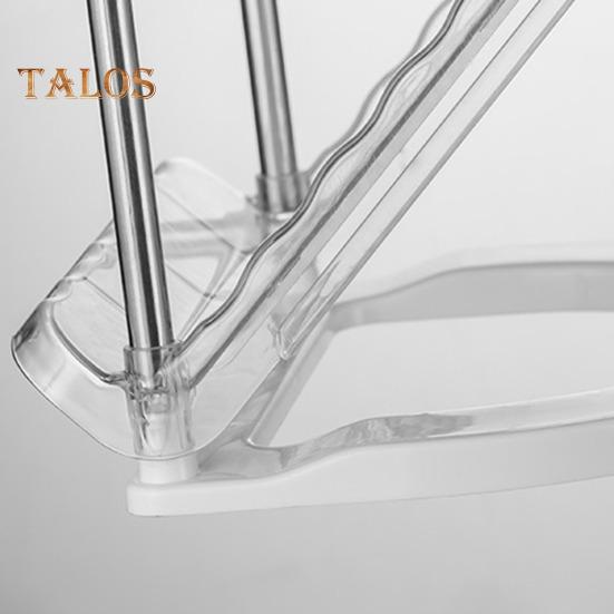 Šikmý úzký stojan na boty 5 úrovní Robustní konstrukce Snadná montáž Organizér pro ukládání bot Vertikální stojan na boty