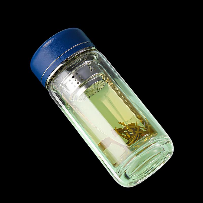 Shangqi Double-Wall Glass Tea Cup with Infuser