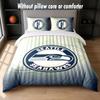 Seattle Seahawks Design Bed Bedding Set 1 Duvet Cover + 2 Pillowcases Soft Breathable Household Bed Linens