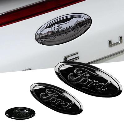 Car Sticker Front Rear Emblem for Ford Edge STline Kuga Focus Hatchback Sedan Mondeo Taurus Escort Car Badge Steering Wheel Cove