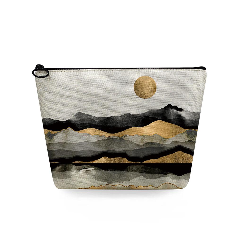 Women Landscape painting Print Cosmetic Bag Toiletries Organize Travel Storage Case 6753