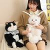 Cute Plush Kitten Backpack Simulated Animal Shoulder Bag Popular Gifts For Girls Sweet Y2k Backpack Creative Cartoon School Bag