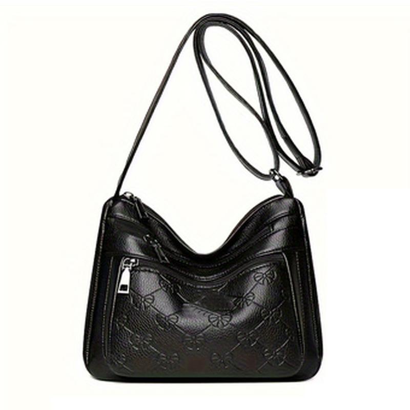 

Women s Stylish Crossbody Shoulder Bag with Bow Print Decorati Practical for Daily Casual Outings Commute