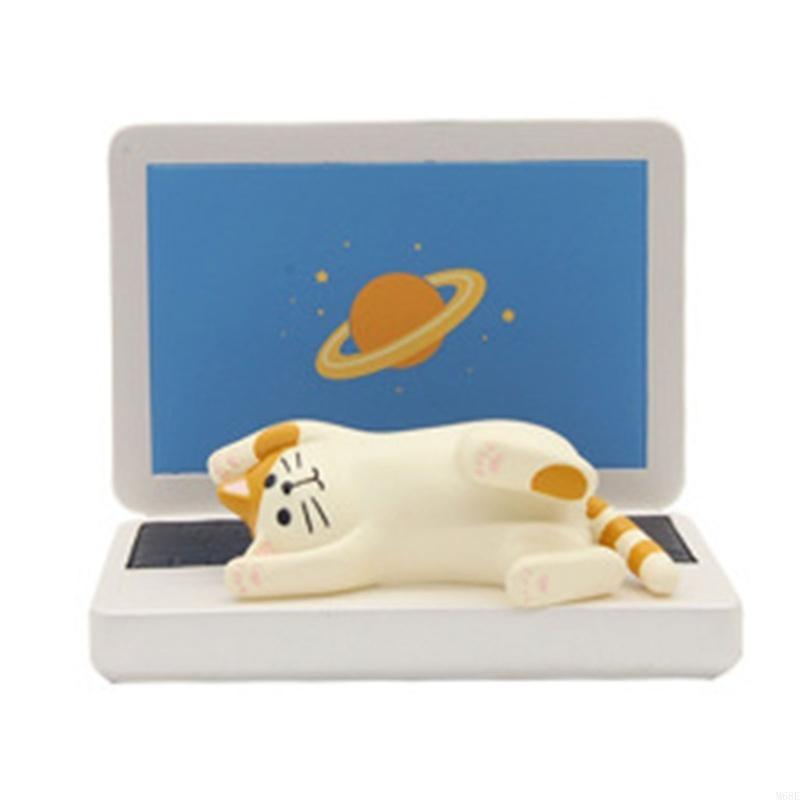 

Cartoon Bread Cats Figurine Phone Stand for Tablets and Smartphones Holder M68E
