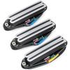 Musiclily Pro ST-DPHC Ceramic Single-Size Humbucker Pickups with Super Distortion Neck, Middle, and Bridge Pickup Set for Strat Electric Guitars,