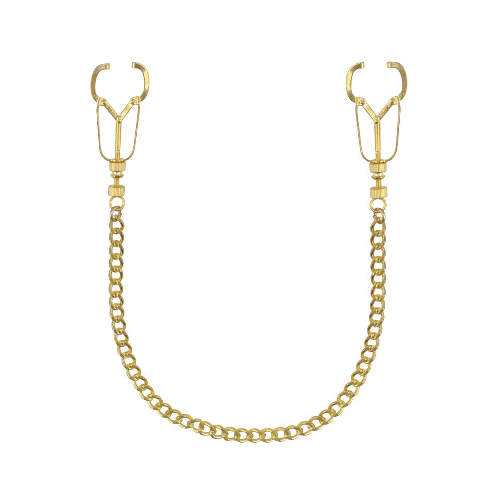 Black Metal Nipple Clamp Adjustable Mei Mei Clip Sex Toy Female Flirting Clip Sex Adult Supplies