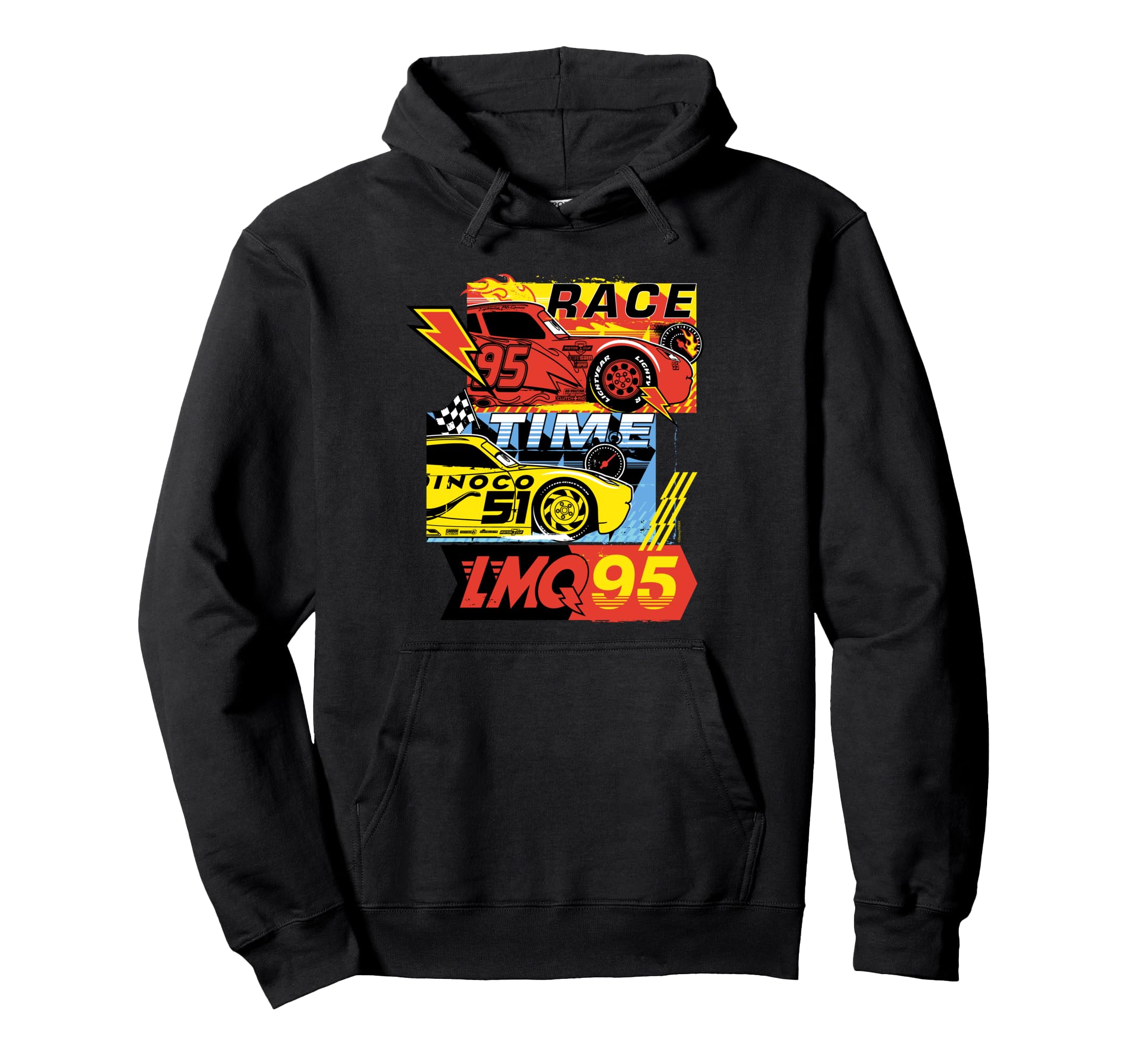 

Disney and Pixar s Cars Race Time Lightning McQueen Racing Hoodie