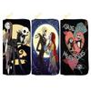 Nightmare Before Christmas PU Long Zip Wallet Women Clutch Makeup Bag 3pcs