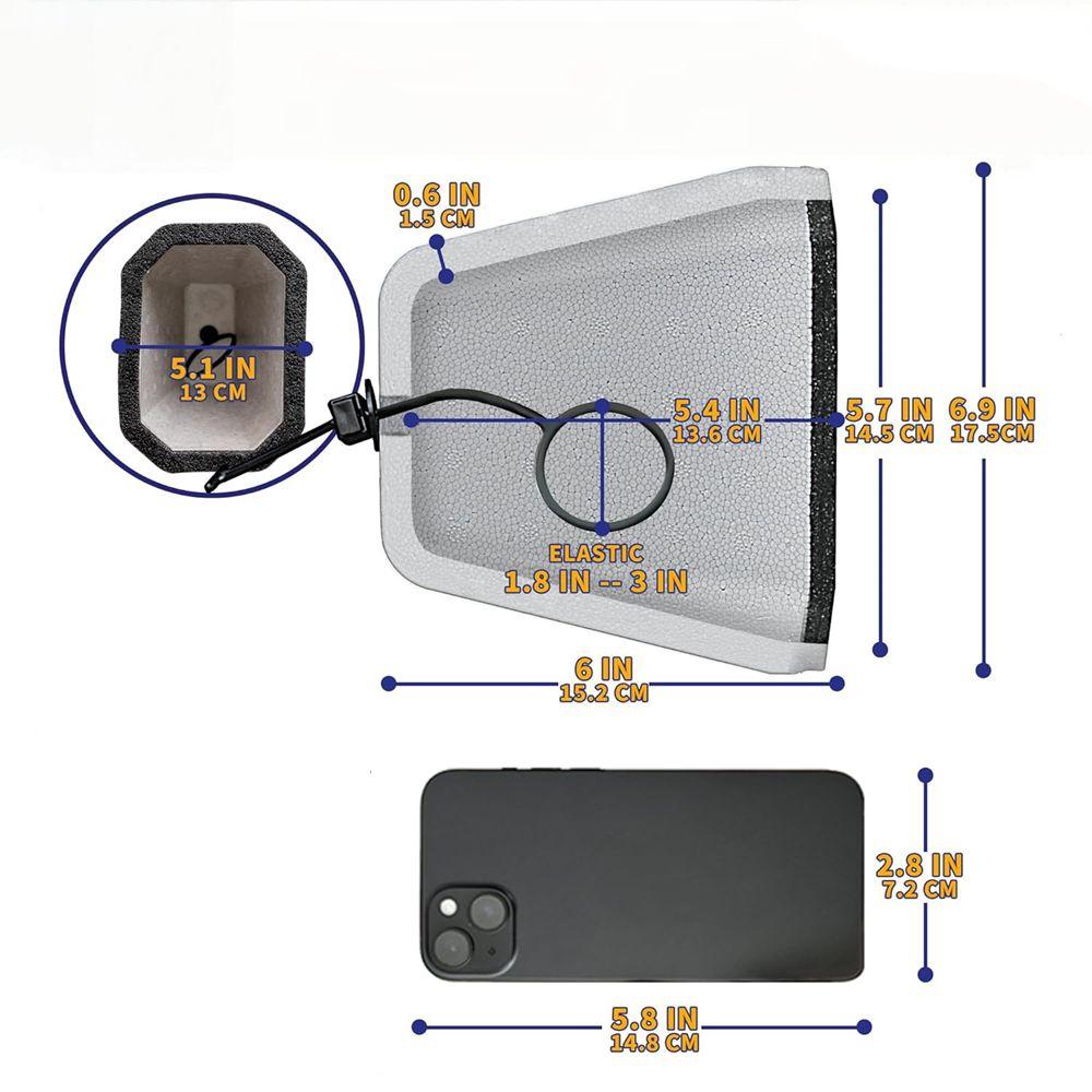 Zewnętrzne osłony na kran na zimę, 2 szt. osłon na kran na zimę chroniących przed zamarzaniem, wielokrotnego użytku piankowe osłony na kran zimowe izolujące