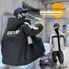 Jungen 2025 Winter Fleecegefütterte Baumwolljacke - Verdickter Parka für mittlere und große Kinder, trendige Workwear-Jacke