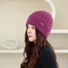 New Autumn and Winter Old Men's Hat for Women Knitted Versatile Warmth and Thickened Fashionable Wool Pot Hat Grandma Cold Hat